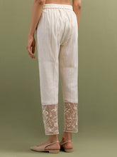 Ivory Mul Chanderi Kurta and pant set