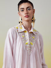 High Low Shirt with pintucks and pant