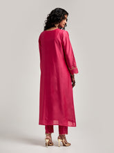 Embroidered yoke kurta and pant