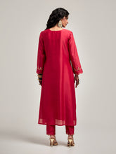 Embroidered yoke kurta and pant