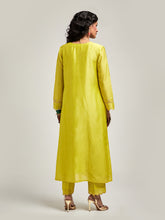 Embroidered yoke kurta and pant