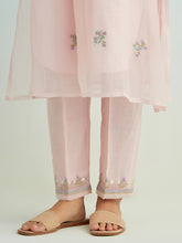 Pink gather kurta with pant