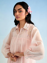 Pink short collar kurta and pant