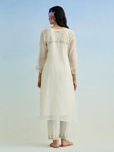 Ivory gather kurta with pant