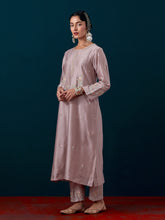All over motifs yoke kurta with pant