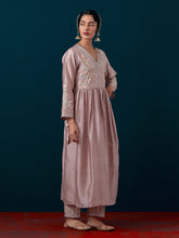 Embroidered yoke with gathers kurta