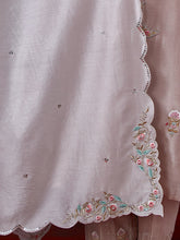 Scalloped embroidered dupatta