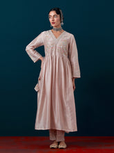 Embroidered yoke with gathers kurta