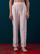 Embroidered yoke with gathers kurta and pant