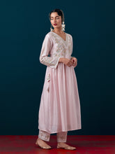 Embroidered yoke with gathers kurta