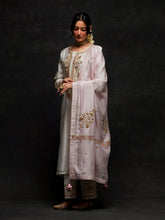 Light Pink embroidered dupatta