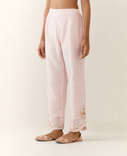 Light Pink hand embroidered palazzo