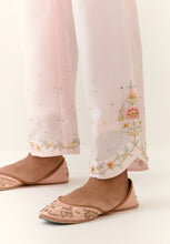 Light Pink hand embroidered palazzo