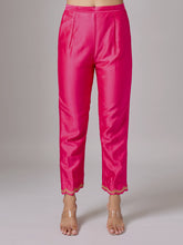 Green floral round neck kurta with pant