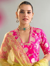 Lime green lehenga set with dupatta