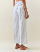 Lavender striped cotton sphagetti and pant set