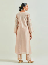 Old Rose hand embroidered kurta set