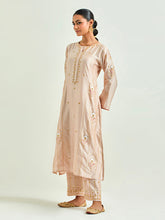 Old Rose hand embroidered kurta set