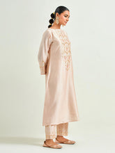Old Rose hand embroidered kurta set