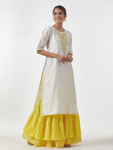 Bright Yellow Cotton Sharara