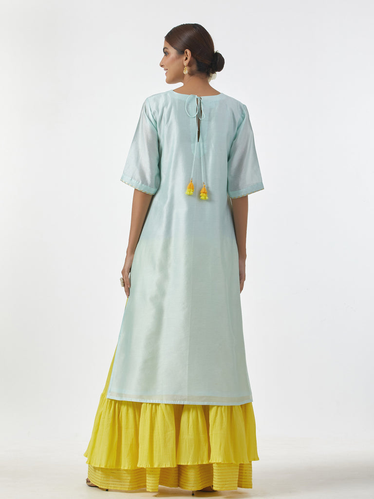 Meera Handloom Chanderi Kurta (Curve-friendly)