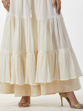 Off White Cotton Sharara