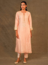 Pink Chanderi Tissue Kurta