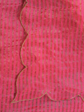Fuschia Chanderi tissue dupatta