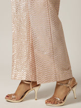 Pink chanderi palazzo