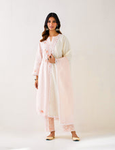 Light Pink Kurta with embroidered yoke