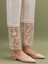 Ivory Mul Chanderi Kurta and pant set