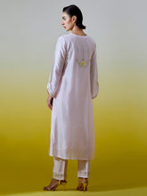 Notched neck kurta with pant