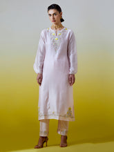 Notched neck kurta with pant