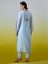 Notched neck kurta