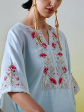 Kaftan style kurta with pant