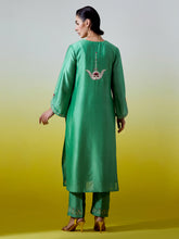 Notched neck kurta with pant