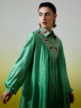 High Low Shirt with pintucks and pant
