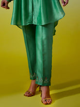 High Low Shirt with pintucks and pant