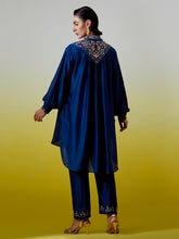 High Low Shirt with pintucks and pant
