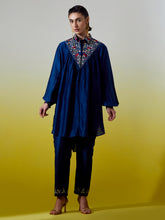 High Low Shirt with pintucks and pant