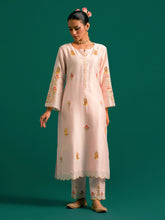 Pink all over motifs kurta