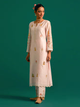 Pink all over motifs kurta