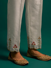 Off White scalloped hem palazzo