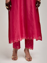 Embroidered yoke kurta and pant
