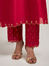 Embroidered yoke kurta and pant