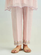Pink short collar kurta and pant
