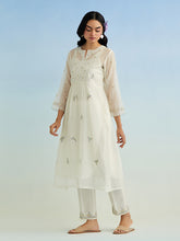 Ivory gather kurta with pant