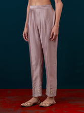 Embroidered yoke with gathers kurta and pant