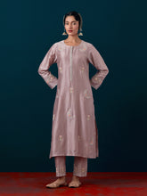 All over motifs placket kurta