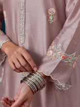 All over motifs placket kurta with pant